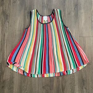 Gray LA Women's Multi Colored Vest XS